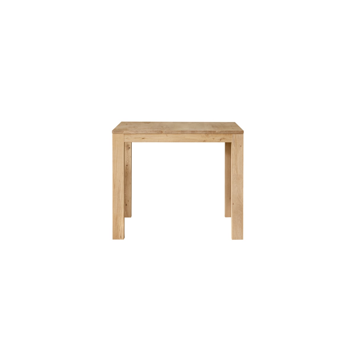 Tikamoon Massief eiken tafel voor 2/4 personen - Naturel