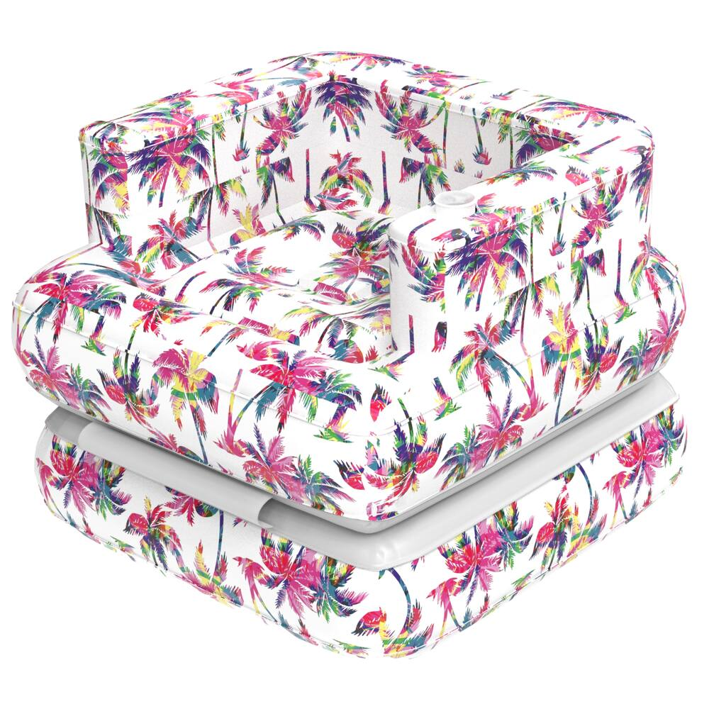 Hurley Inflatable Pool Lounger, Pink, 35-in
