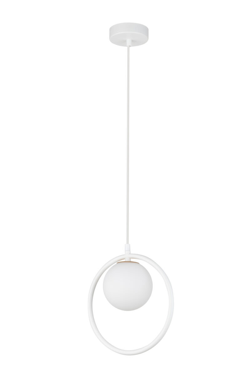 Lampa wisząca biała Aqua 1xG9x12W wym: 90x24x12 cm Sigma Lighting