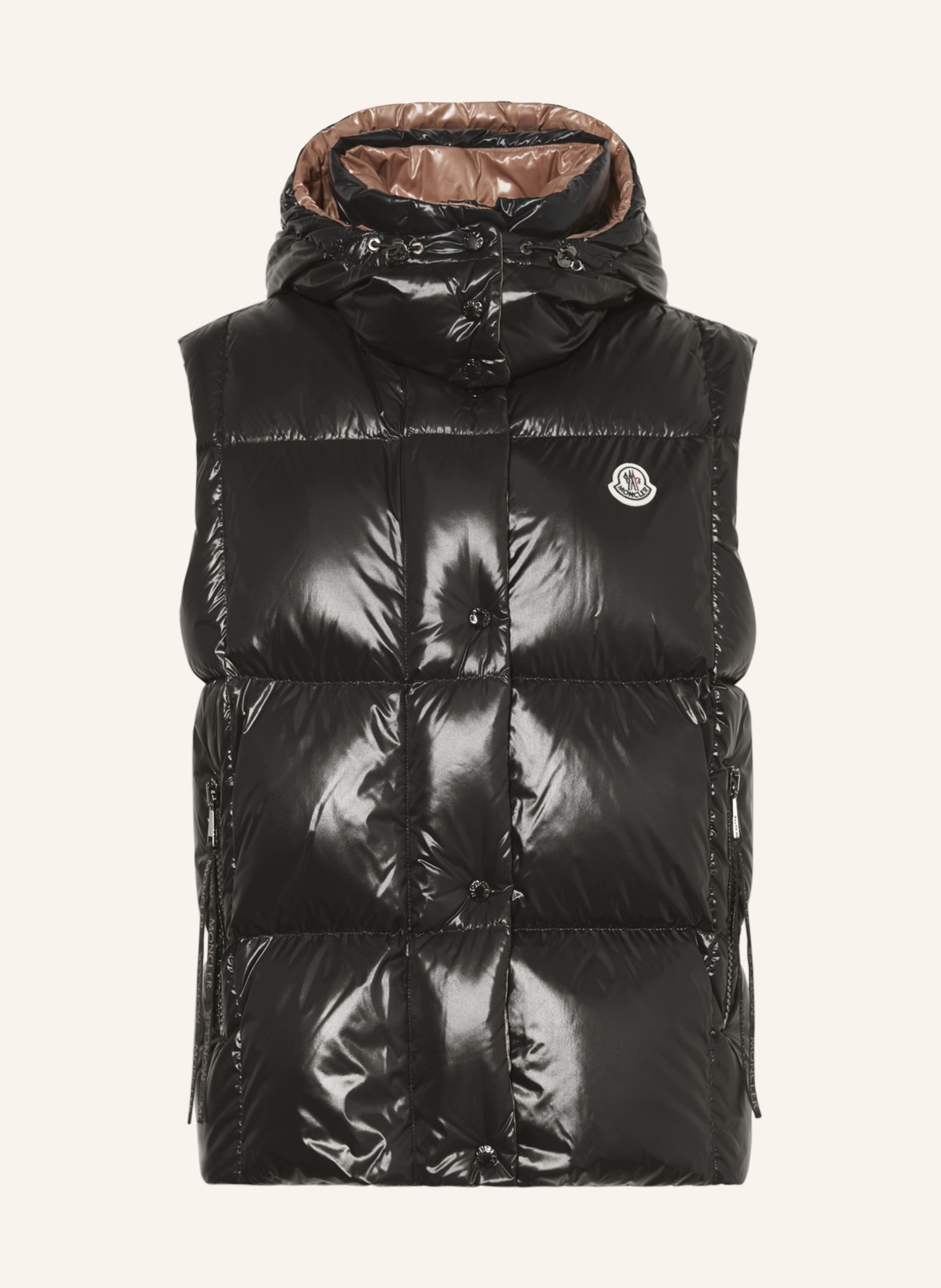 MONCLER Daunenweste LUZULE mit abnehmbarer Kapuze