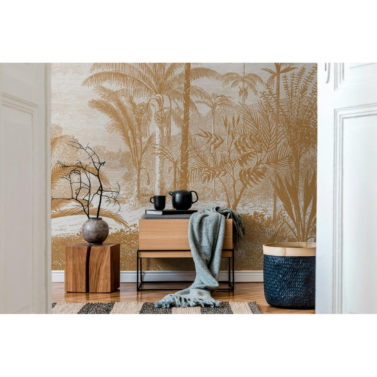 ALADIN - Papier peint panoramique motif imprimé Or 432x300cm