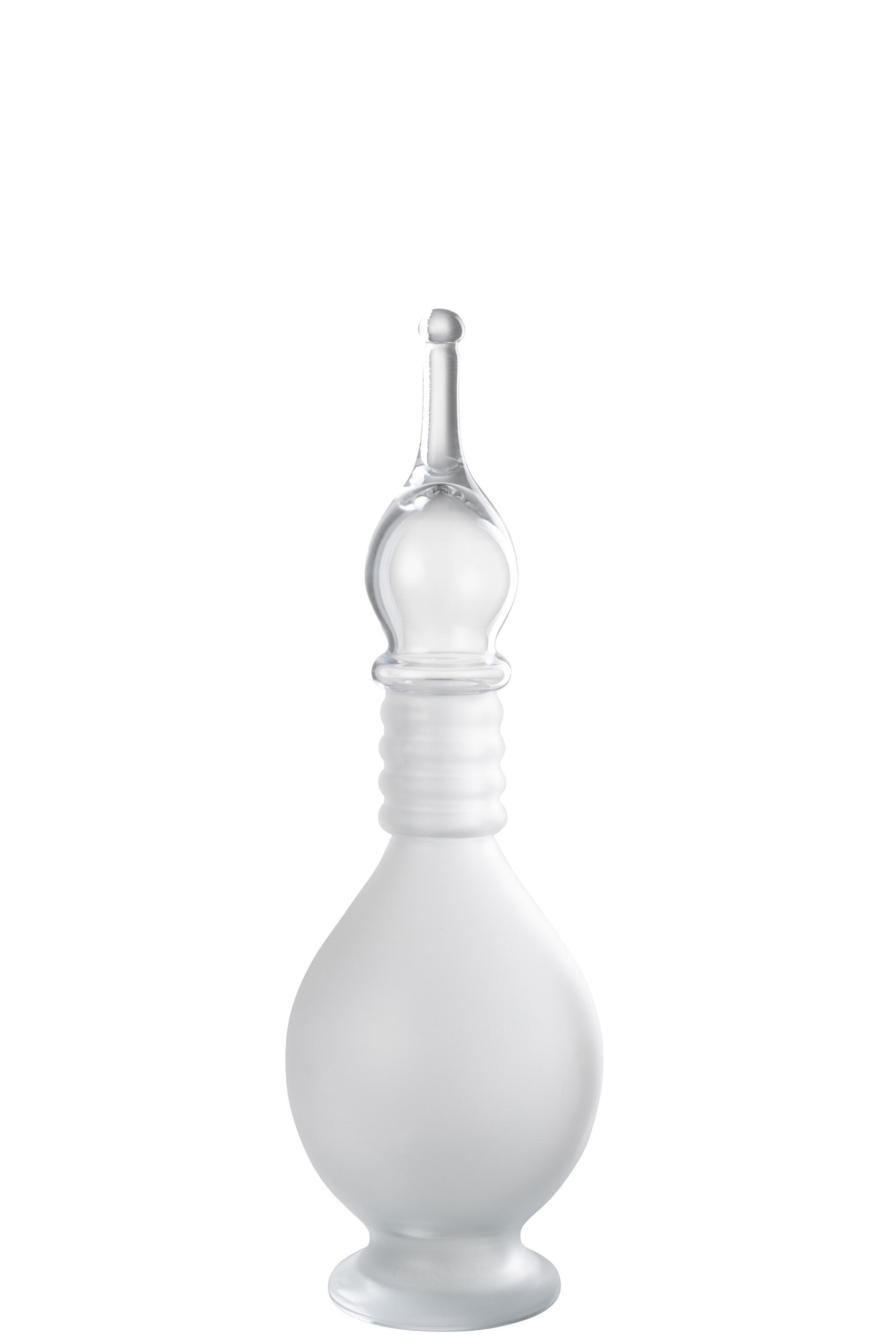 J-Line vaas   stop flesje Joey - glas - transparant - medium