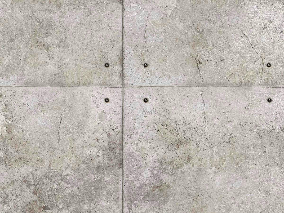 BÉTON - Papier peint effet beton banché 159x280cm