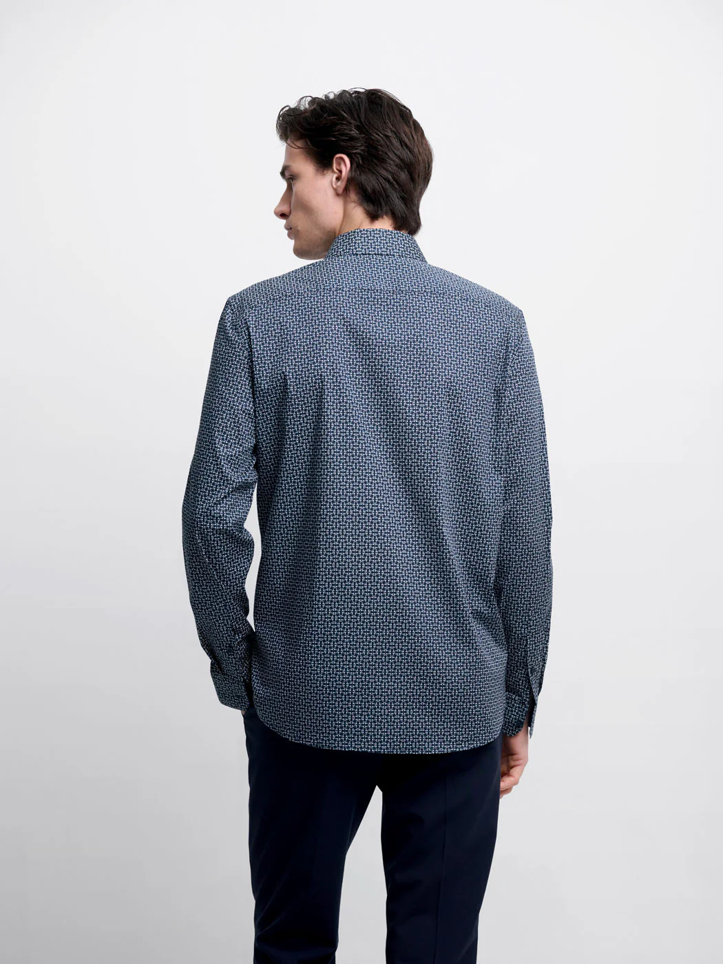 Chemise slim à motifs