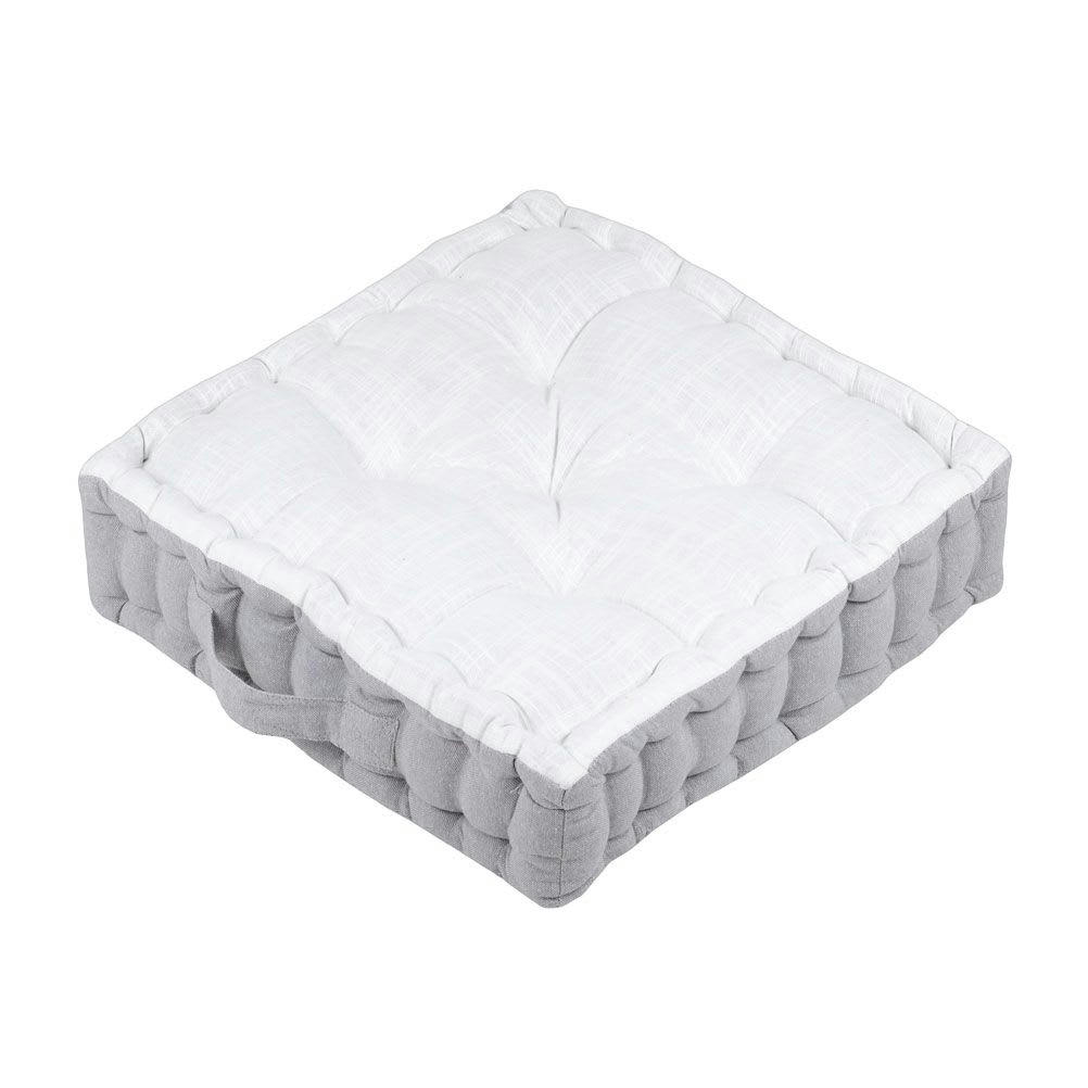 LOUISON - Coussin de sol en coton 45x45