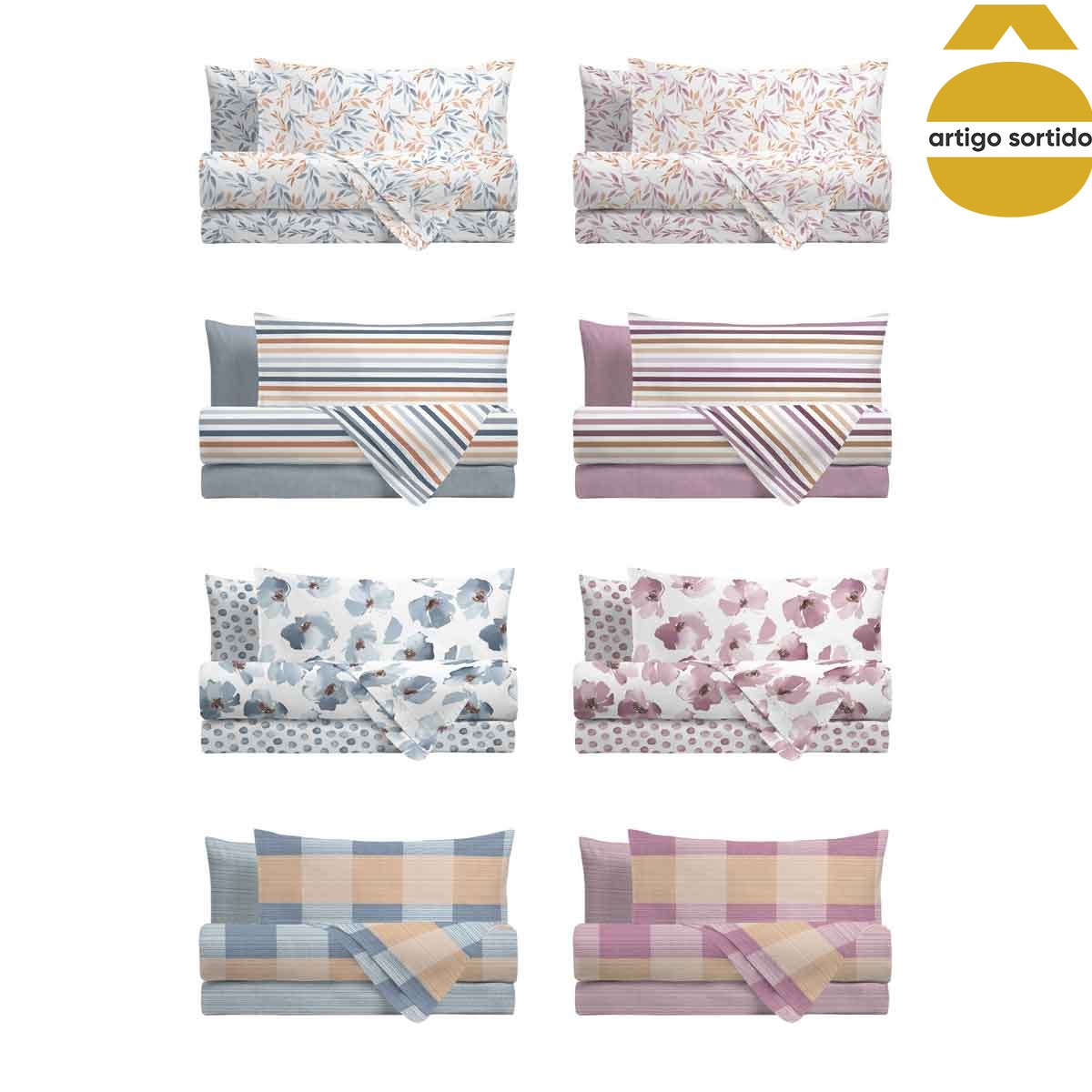 Jogo cama de casal 240x290cm