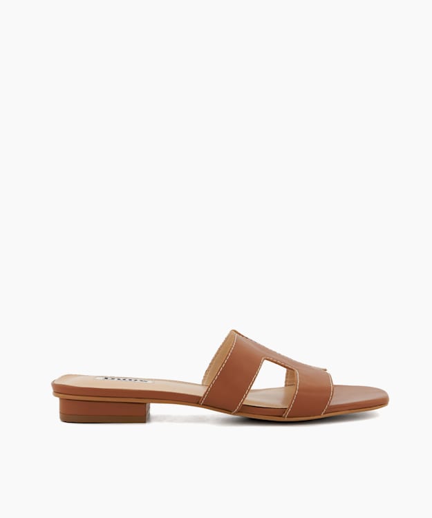 Loupe Tan - Wide Fit Smart Slider Sandals