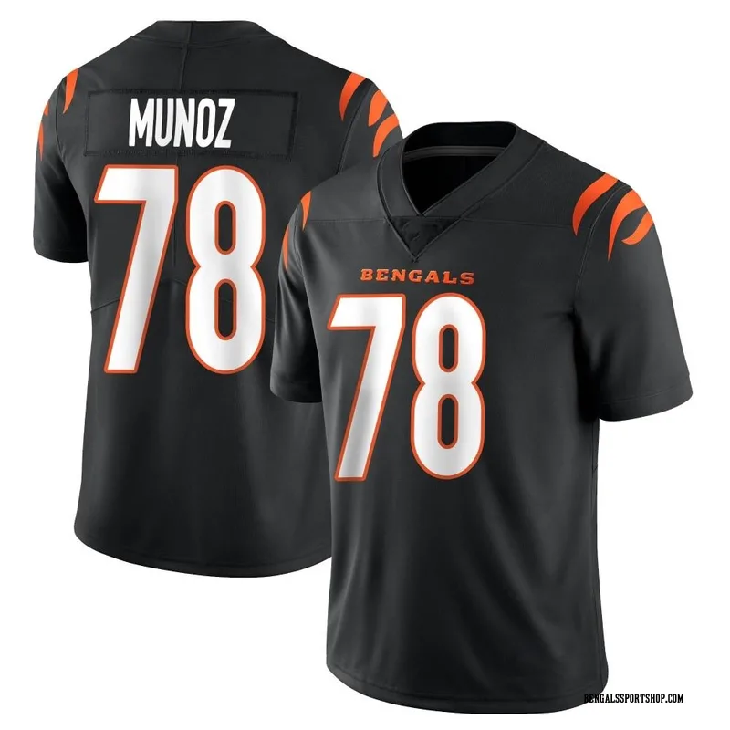 Anthony Muñoz Cincinnati Bengals Nike Throwback Limited Jersey - Black