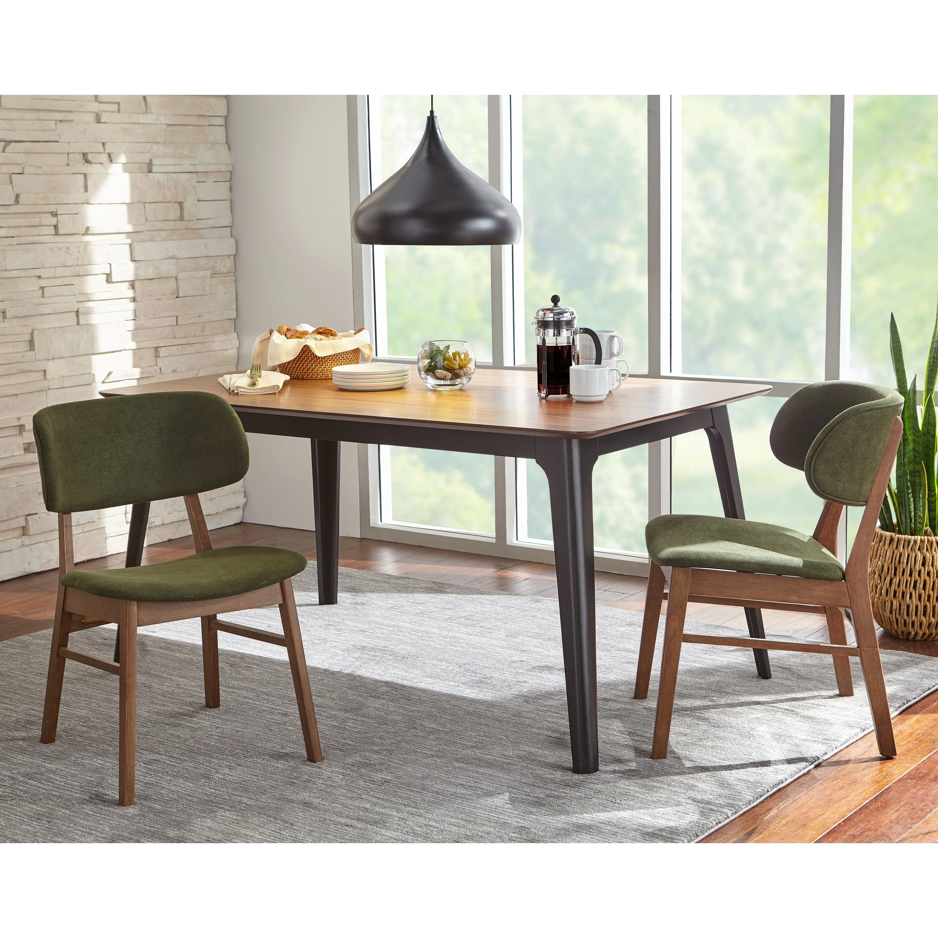 Lifestorey Rory Solid Wood Dining Chair (Set of 2)