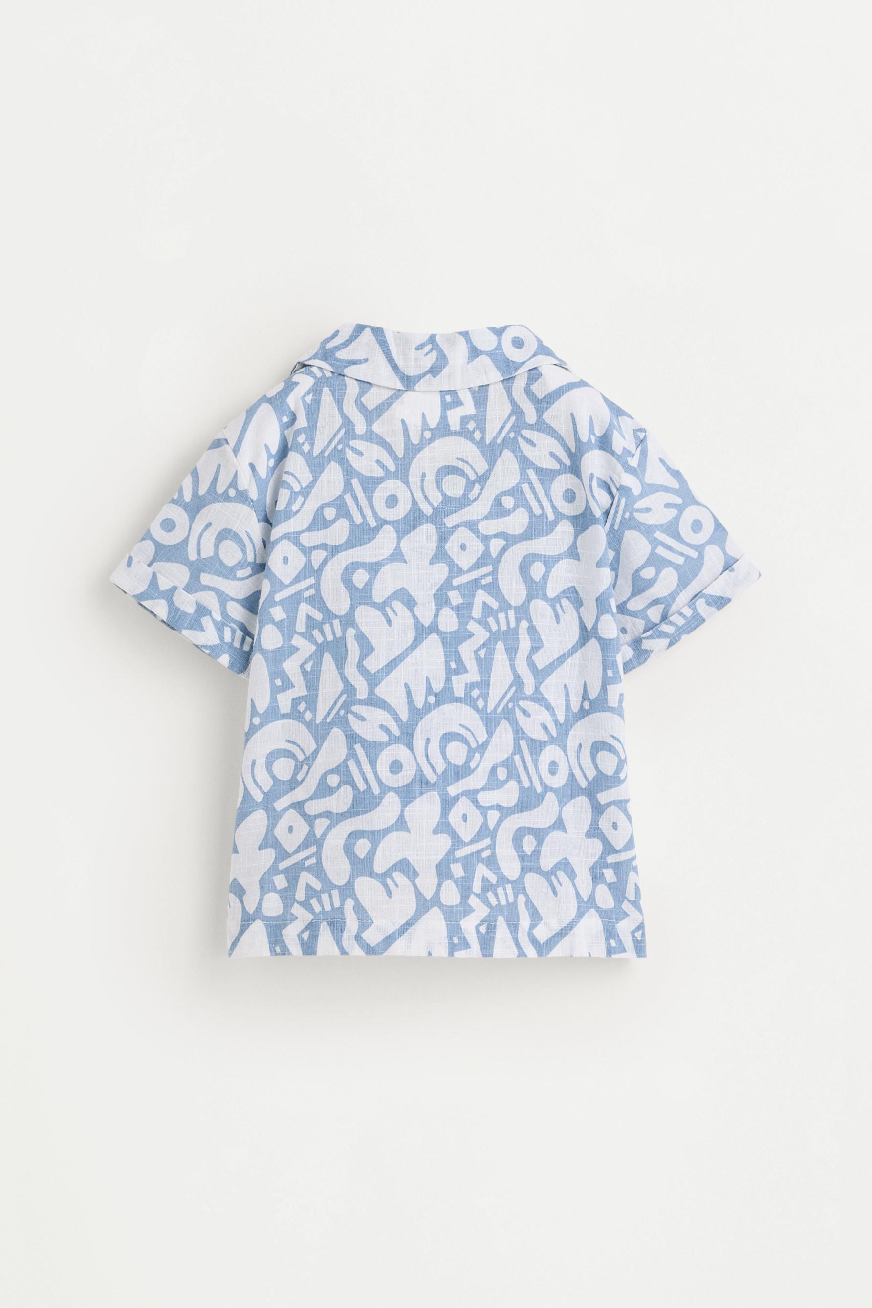 Camisa resort estampada