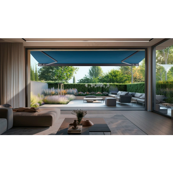 Vollkassettenmarkise »Casaya«, BxL: 500 x 500 cm, Anthrazit