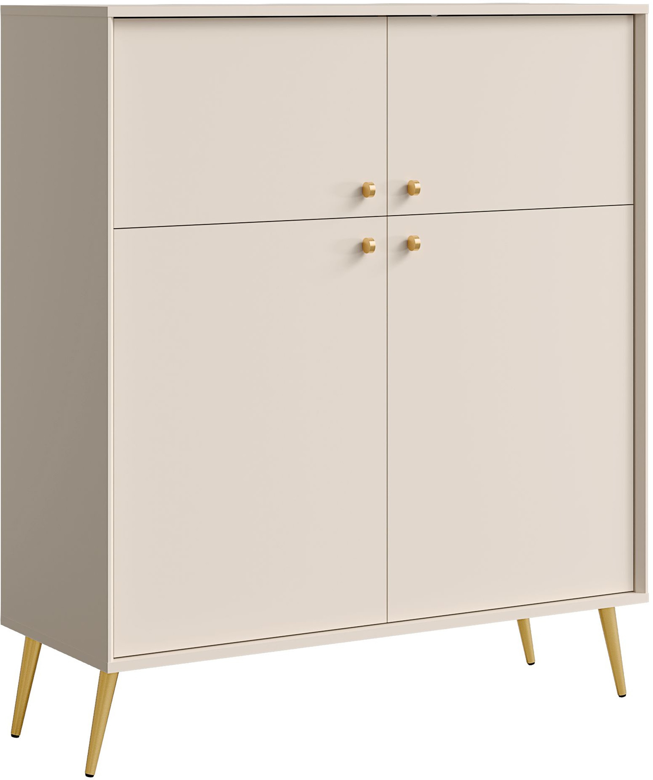 Komoda czterodrzwiowa 105 cm do salonu ROSEA