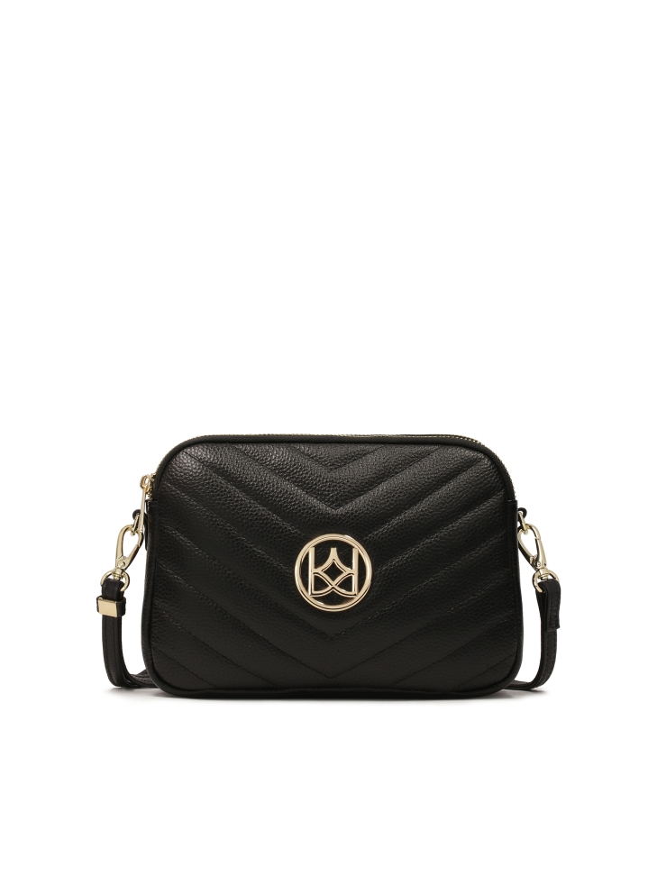Black universal belt handbag
