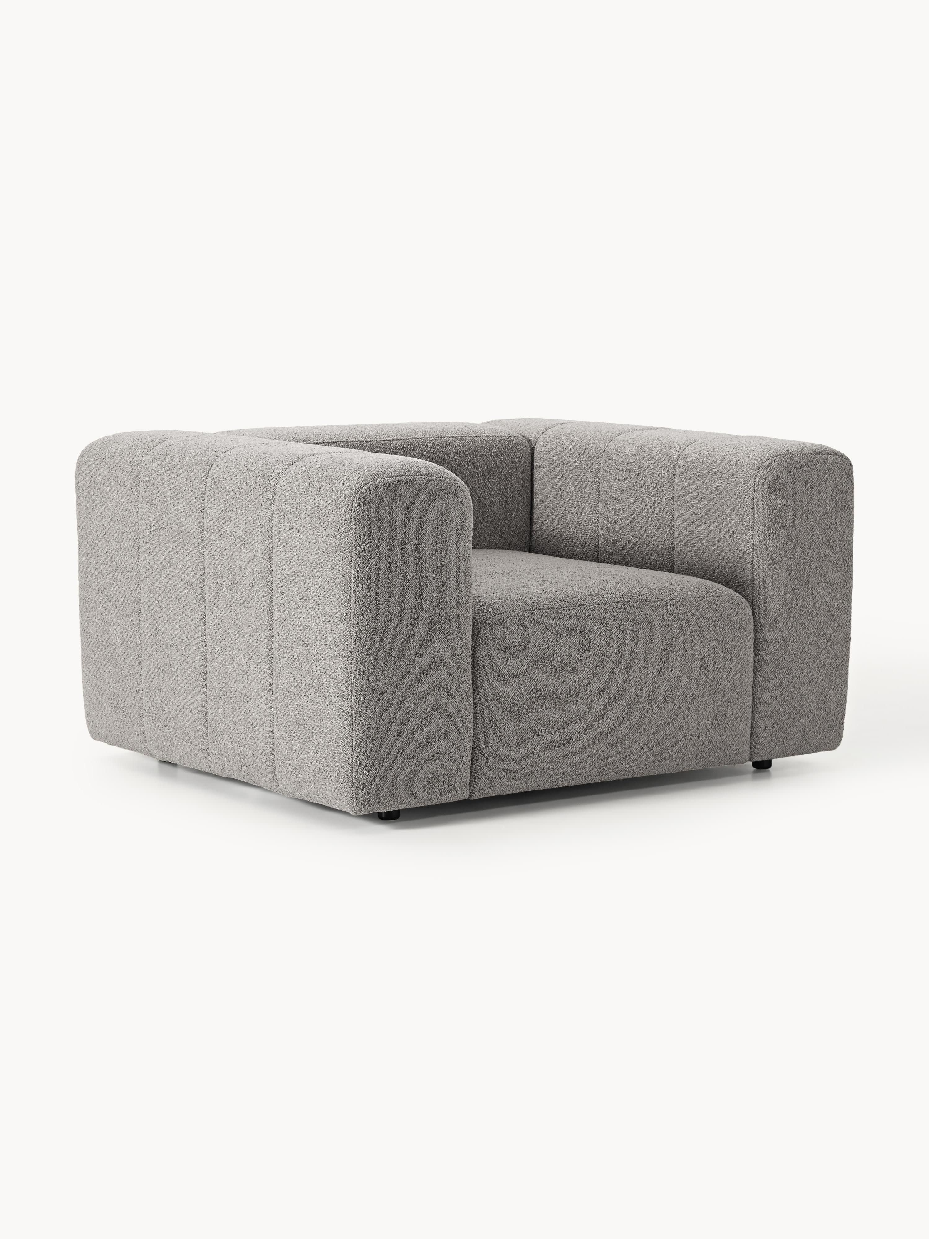 Bouclé-Loungesessel Lena