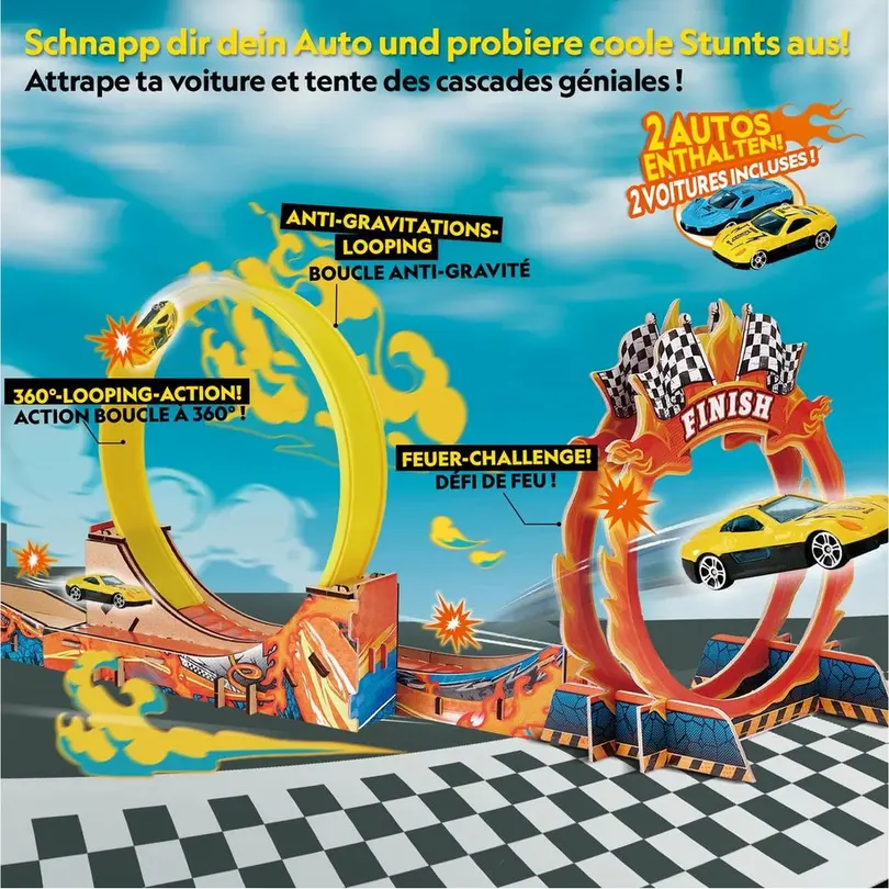 3D-Puzzle Looping-Rennbahn