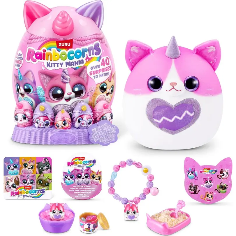 Plüschtier Rainbocorns Eggzania Kitty Mania