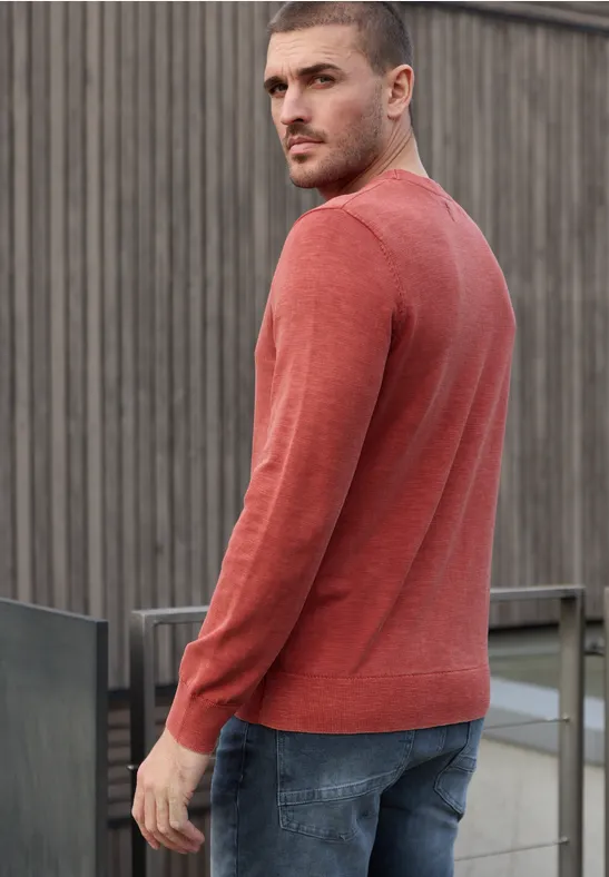Pullover mit Washed-Effekt