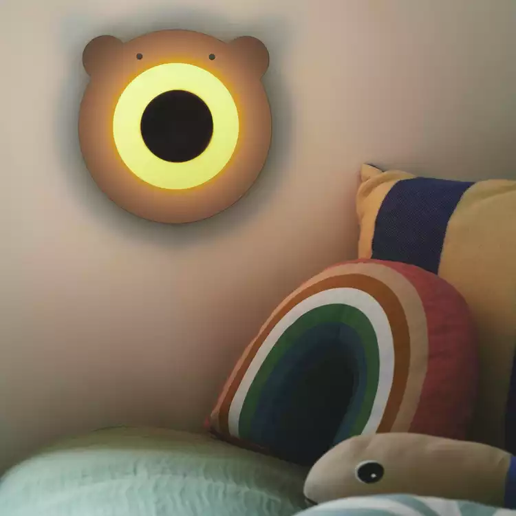 Nordlux Bruna Bear LED Wall Light - Brown