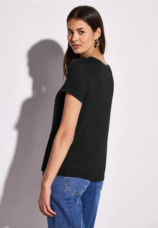 T-Shirt mit Schmucksteinen