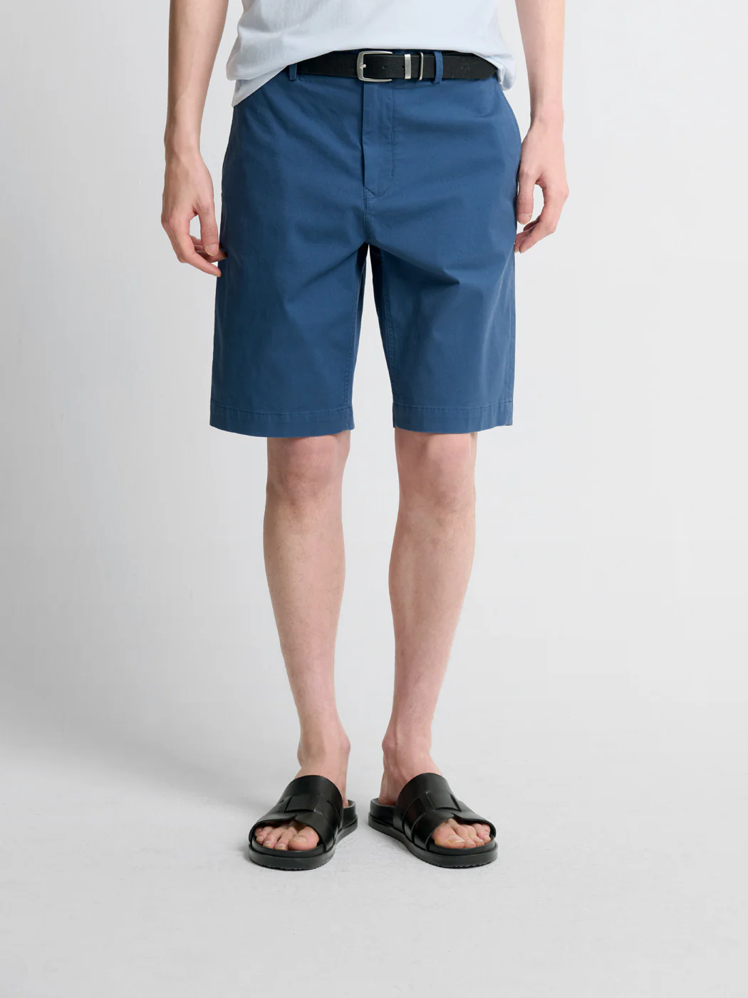 Bermuda slim taille semi-élastiquée