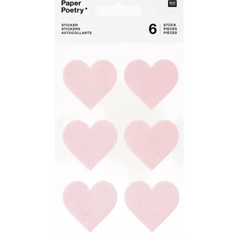 Sticker 6er-Set Paper Poetry
