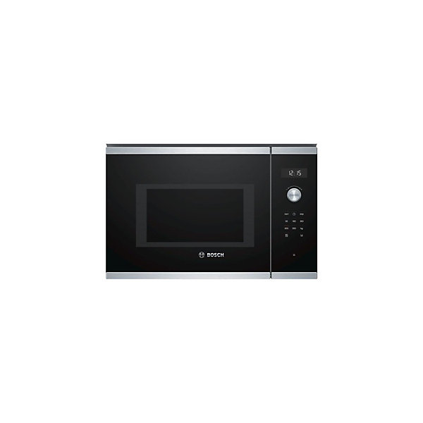 MICRO-ONDES ENCASTRABLE 25L 900W Plateau tournant INOX BOSCH