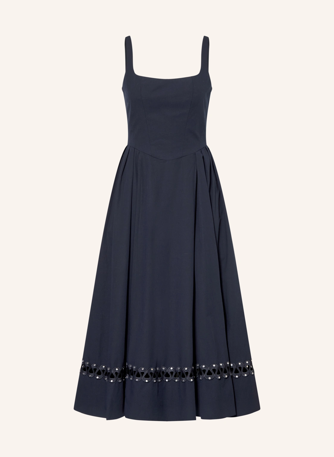 maje Kleid mit Schmucksteinen