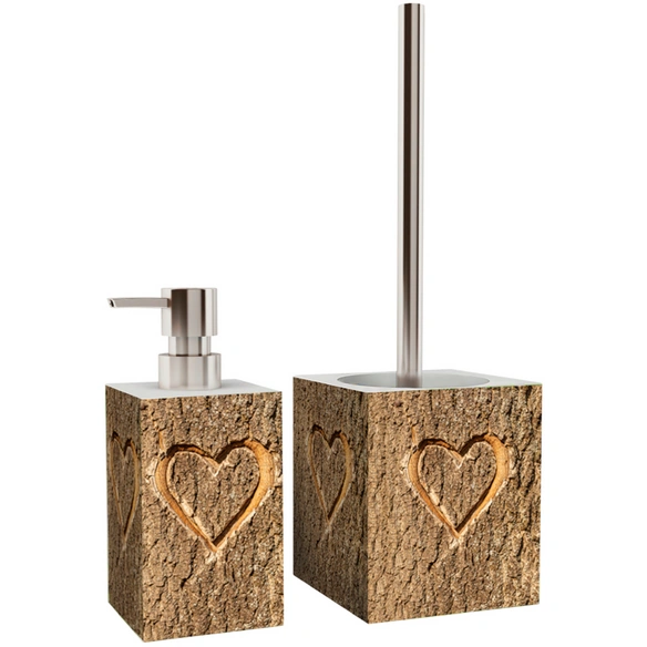 Seifenspender »True Love«, 165 mm - 70 mm, Braun, Rechteckig