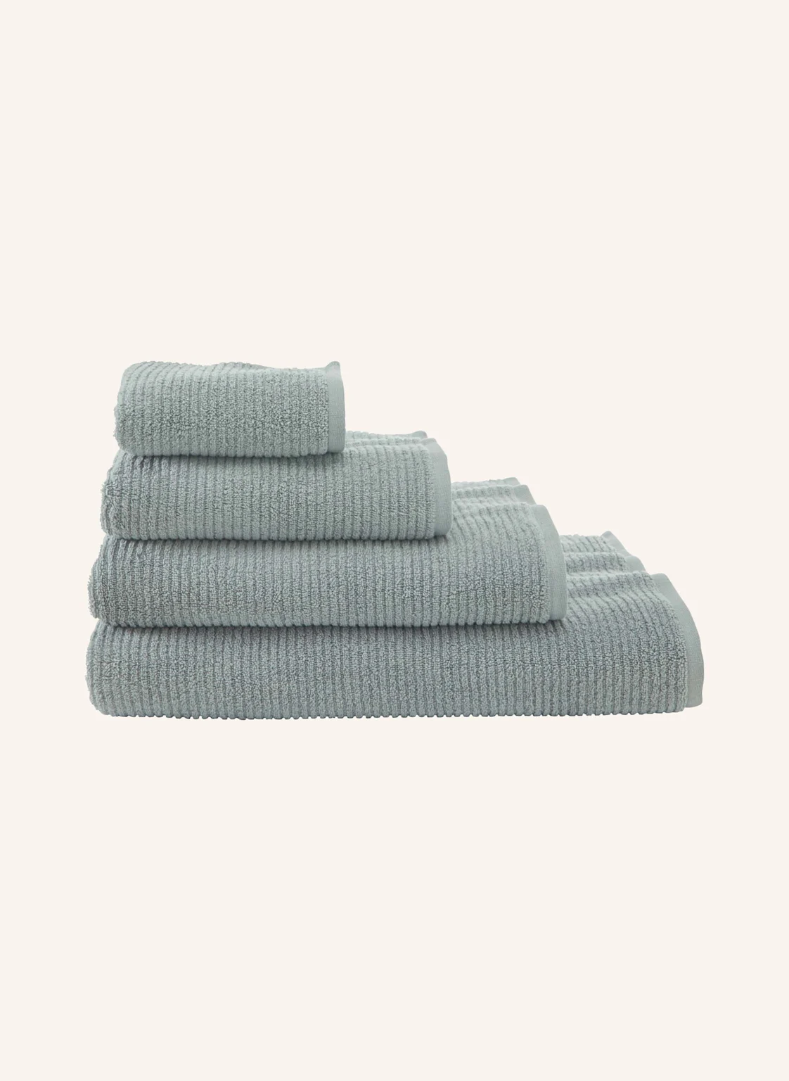 hessnatur Frottier Handtuch Rippstruktur