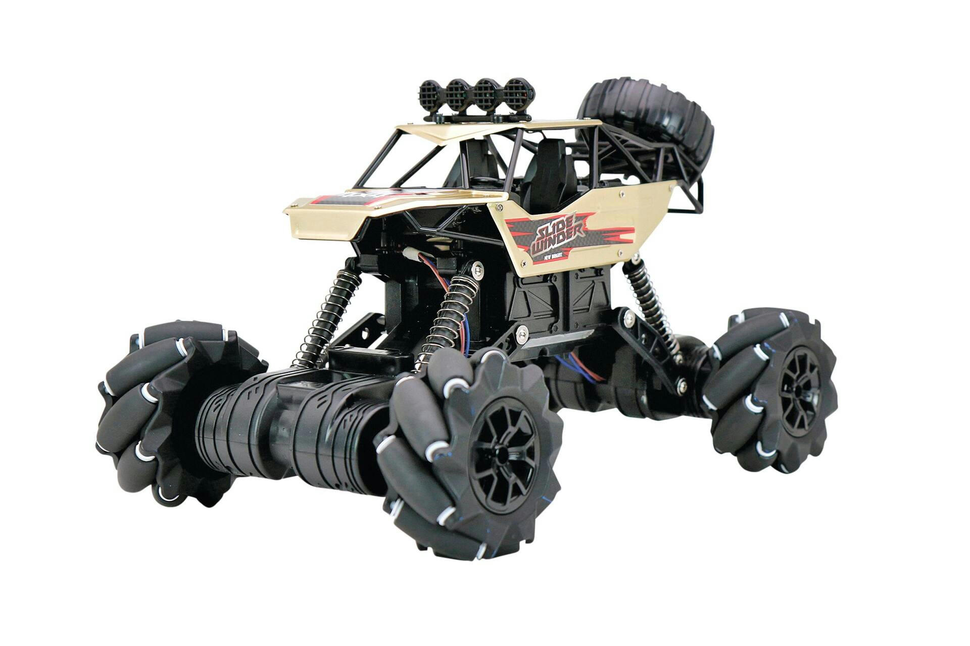 New Bright 1:10 Scale Drifter 4×4 Slide Winder Remote Controlled Truck Vehicle Toy, Ages 6+