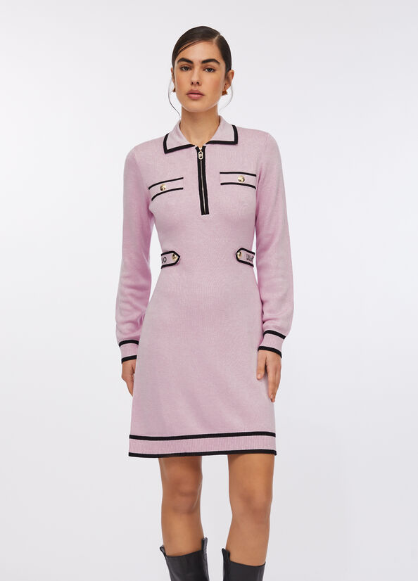 Abito in maglia misto seta