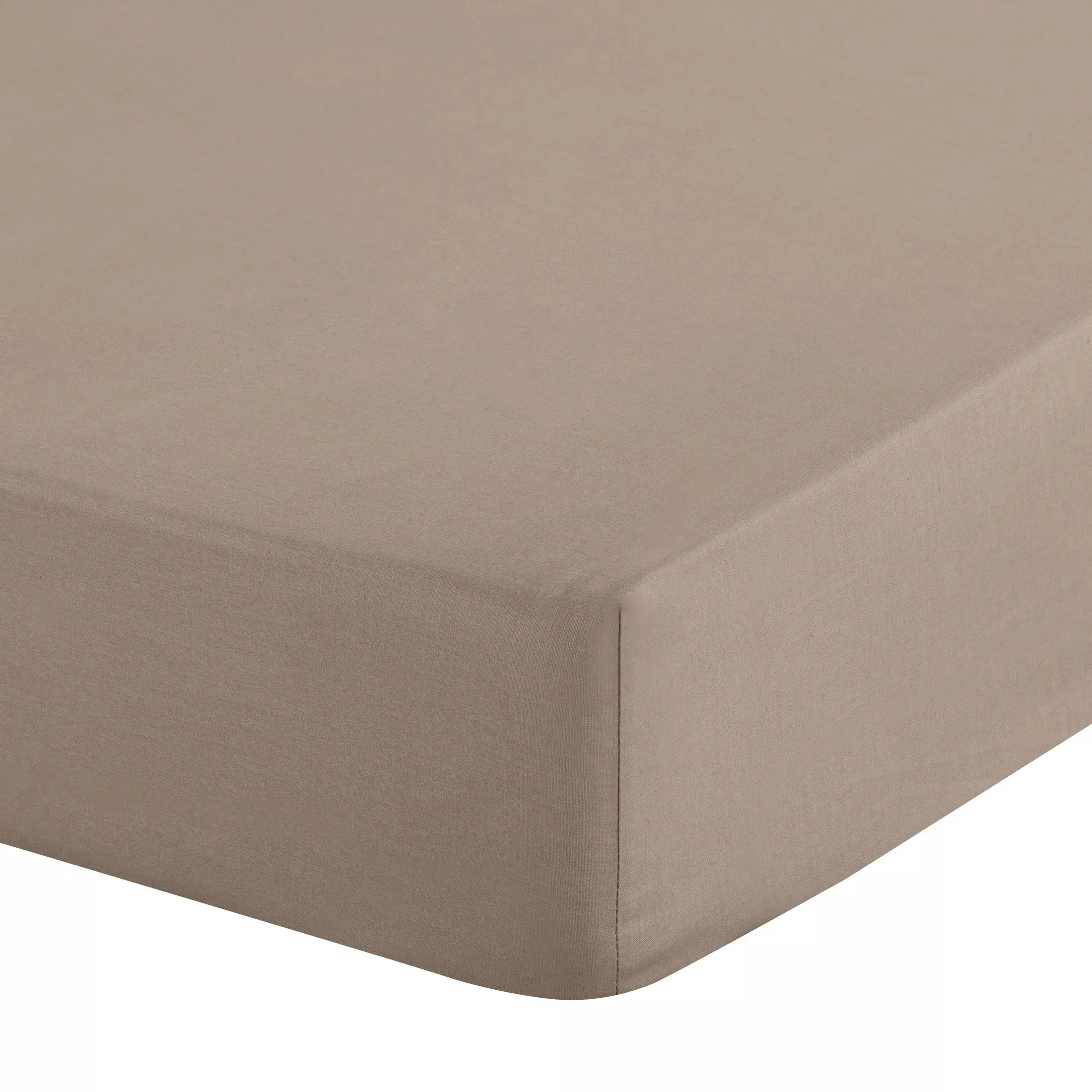 Prześcieradło z gumką 180x200 cm z mikrowłókna kolor beżowy 90 g/m2 SOFT Design 91