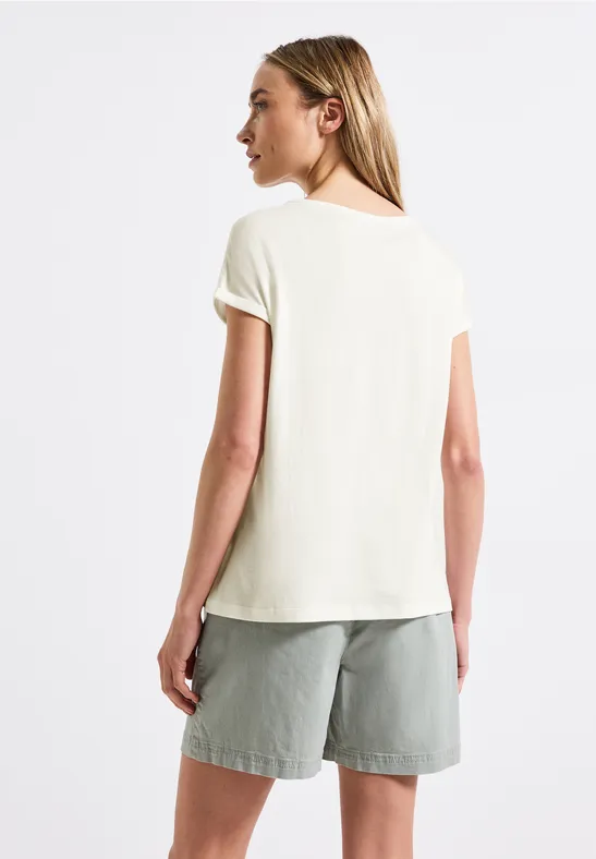 Basic Shirt mit Print