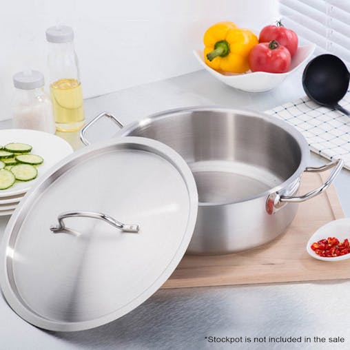 SOGA Stainless Steel Stockpot Lid 60cm