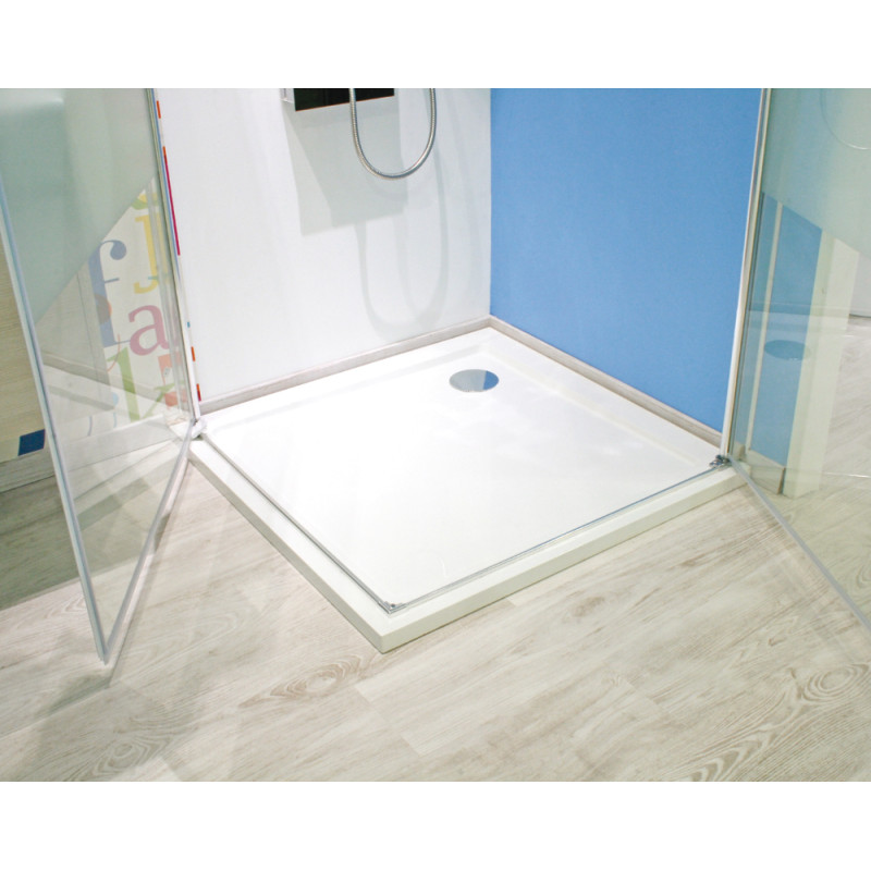 Receveur de douche Bull blanc carré 80 x 80 cm ONDÉE