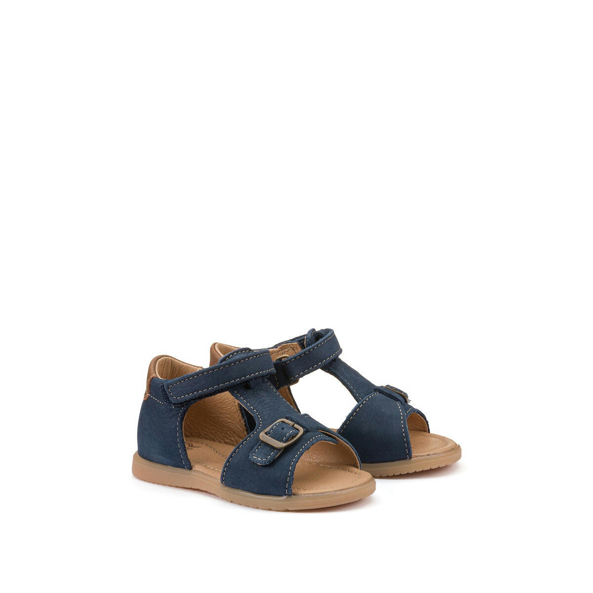 Sandales cuir à scratch
