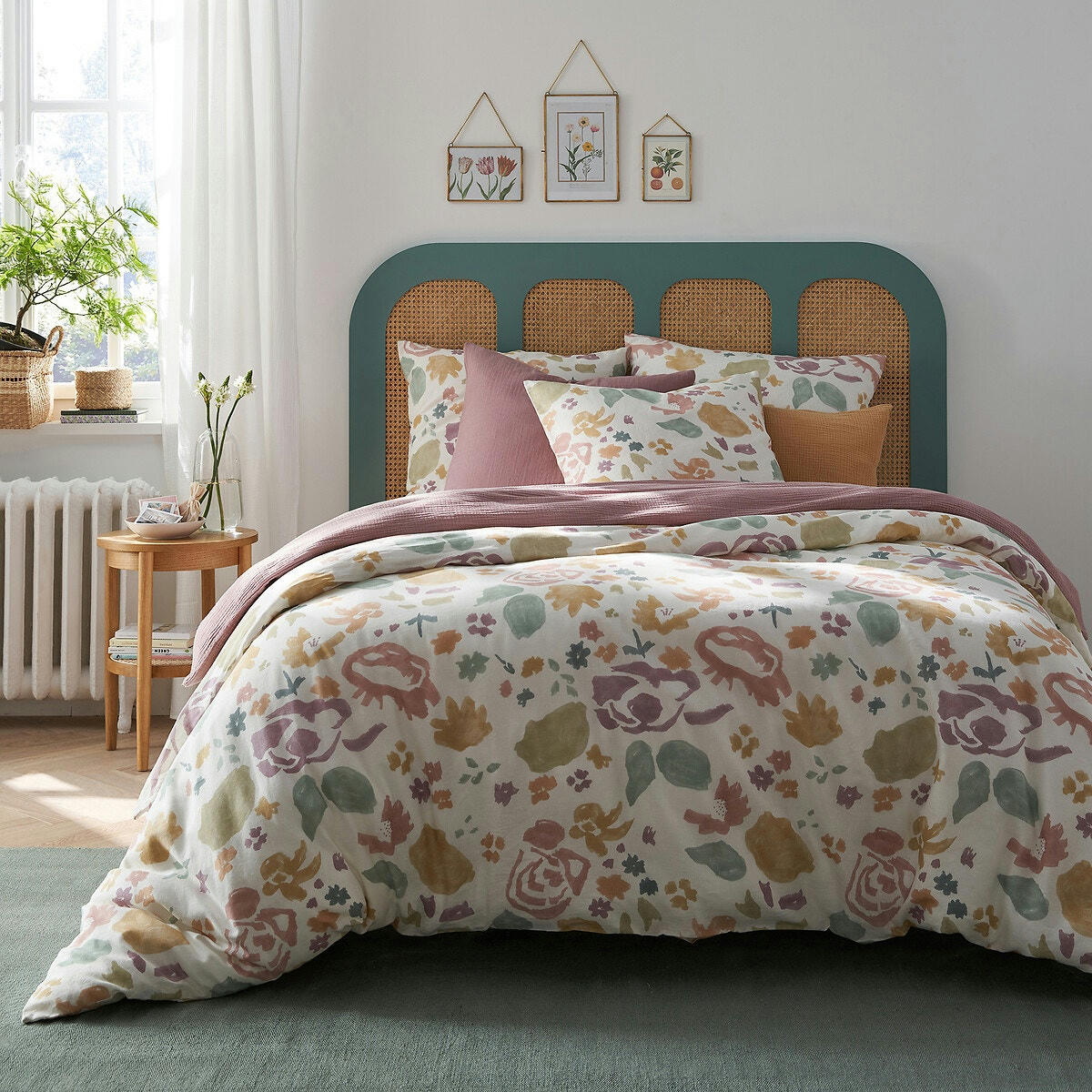 Housse de couette coton/lin lavé, Nice