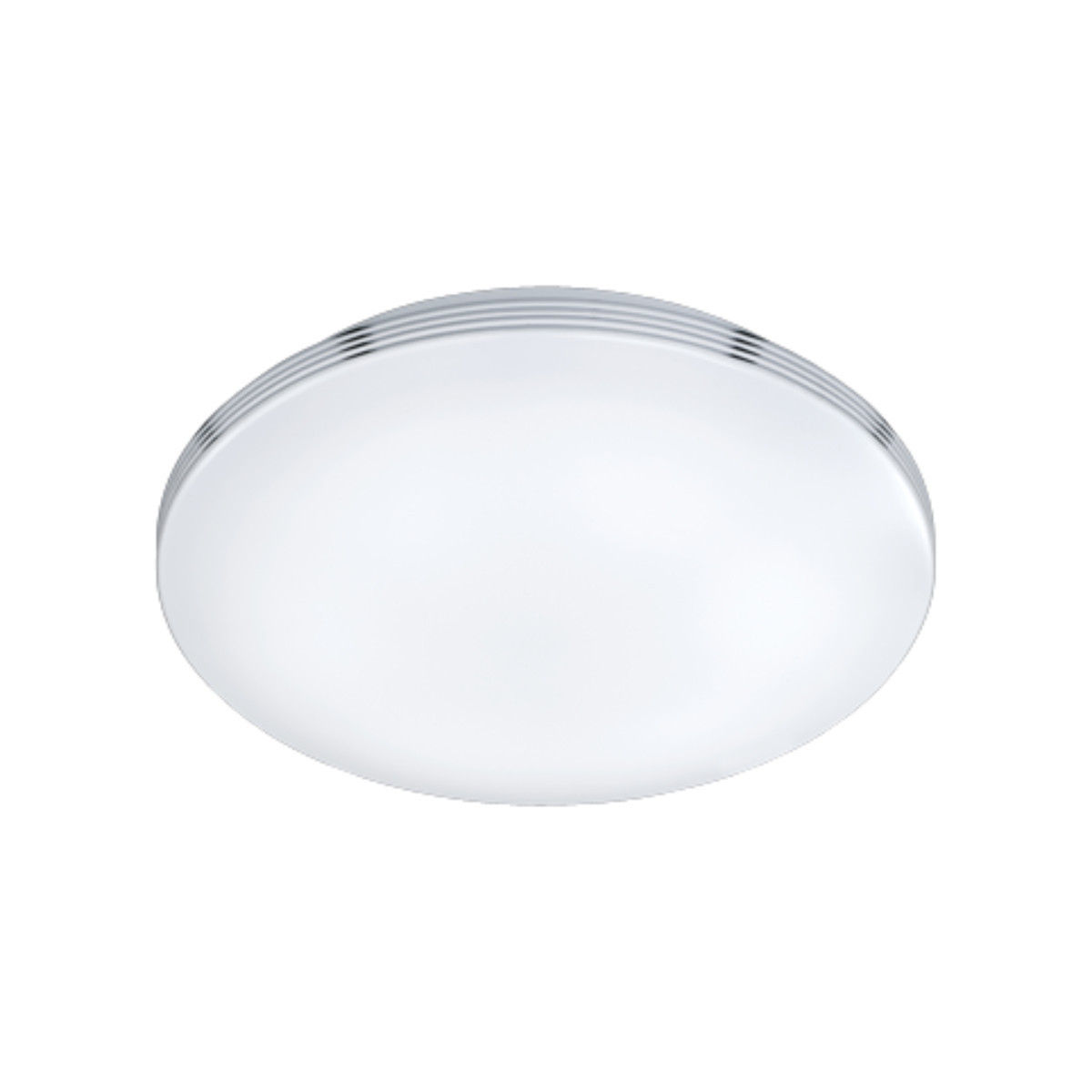 Plafon APARTokrągły srebrno-biały LED 1x24W 41cm 2100lm IP44 Trio