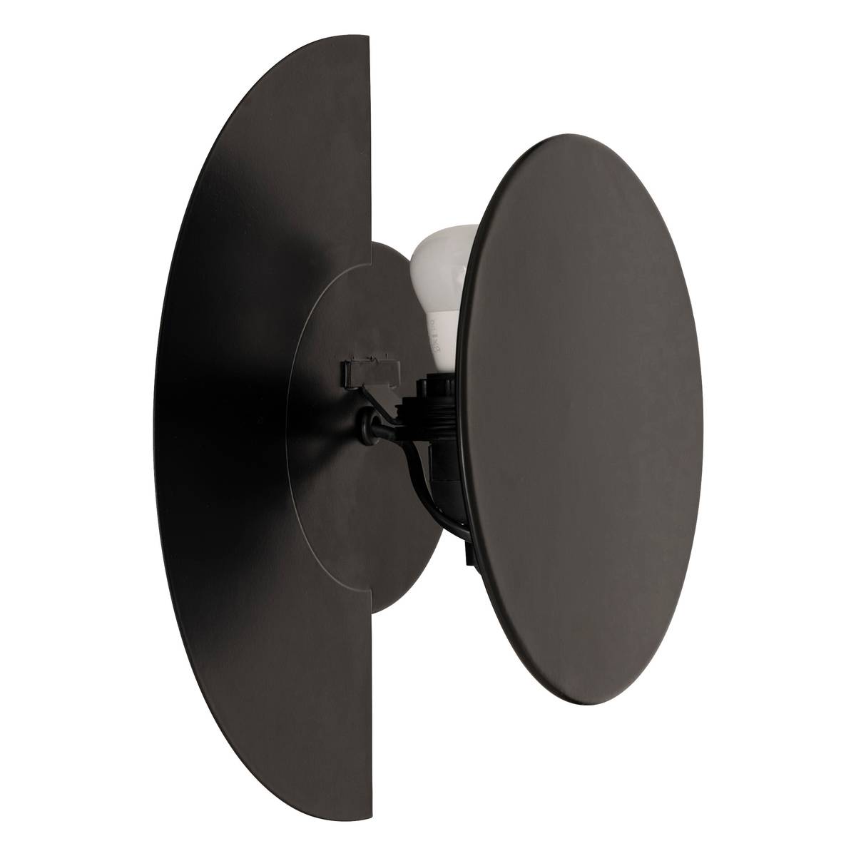 Wall lamp "Mysti" Black, 25x12 cm