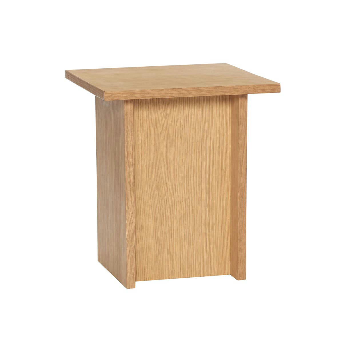 STRAIGHT - Table d'appoint en placage de chêne naturel