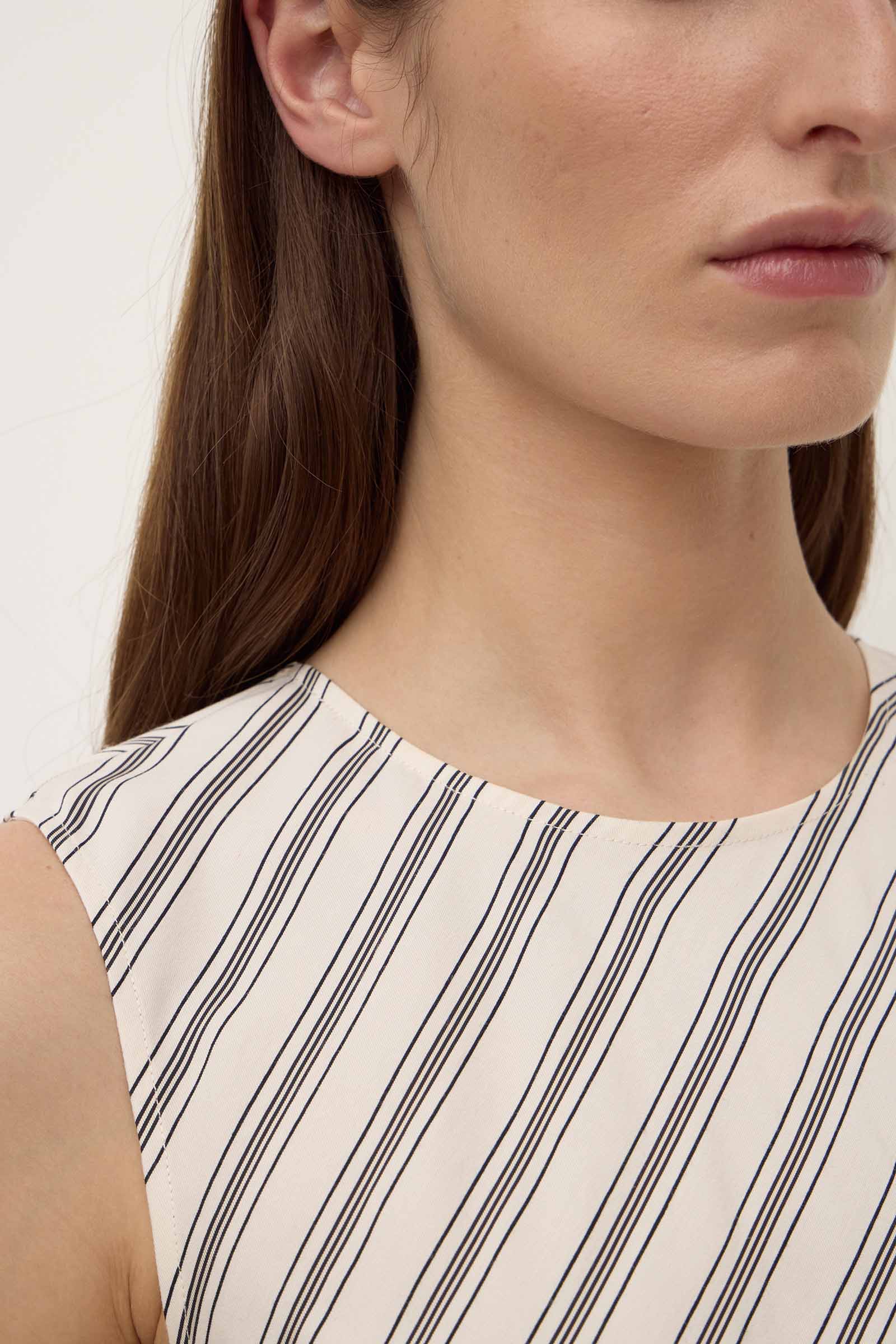 Lenny Stripe Midi Dress