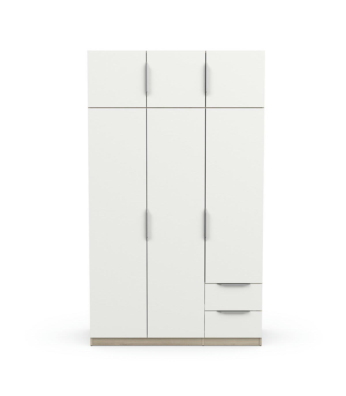 GHOST - Armoire 6 portes et 2 tiroirs - L119,4 cm