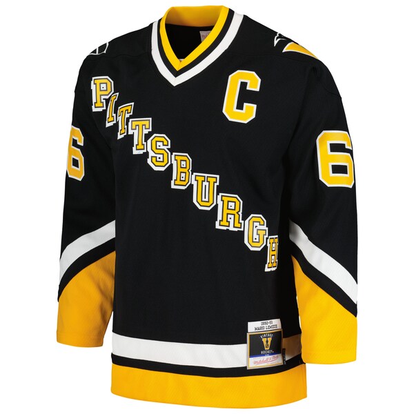 Mario Lemieux Pittsburgh Penguins  1992/93 Blue Line Player Jersey - Black
