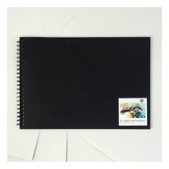 Shore & Marsh Landscape All Media Sketchbook A3