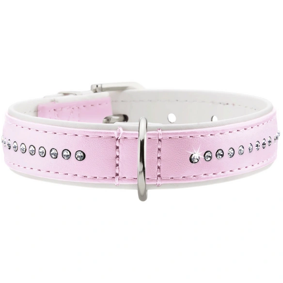 Halsband, Gr. XS-S, rosa/weiß