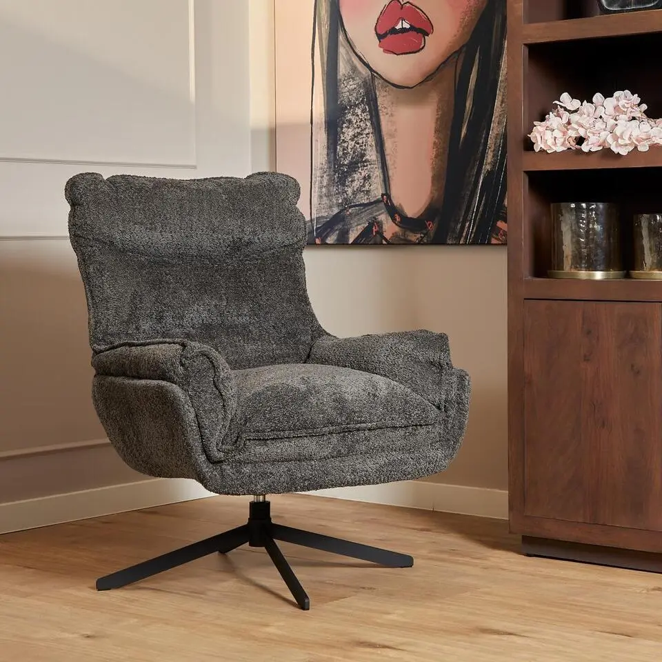 StarFurn - Vera fauteuil - donkergrijs