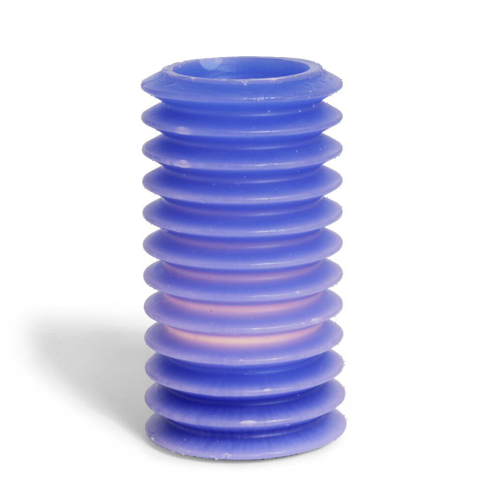Bougie LED bleue Ø7,5xH14cm