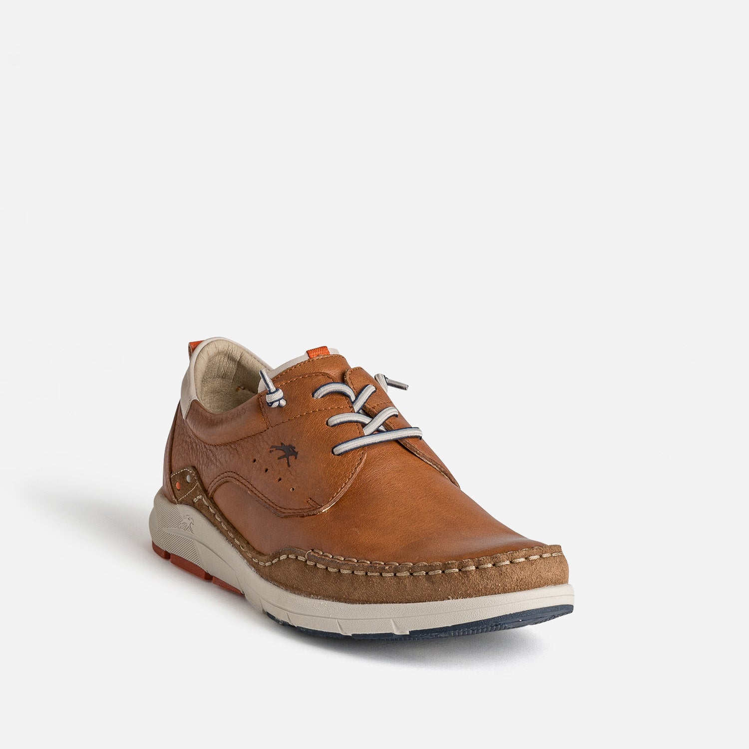 Derby confort FLUCHOS cognac en cuir