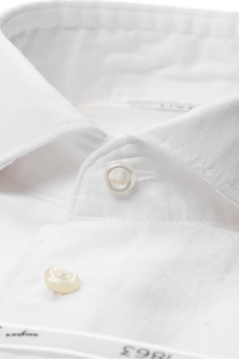 ETERNA 1863 Soft Tailoring Modern Fit Leinenhemd weiss, Einfarbig