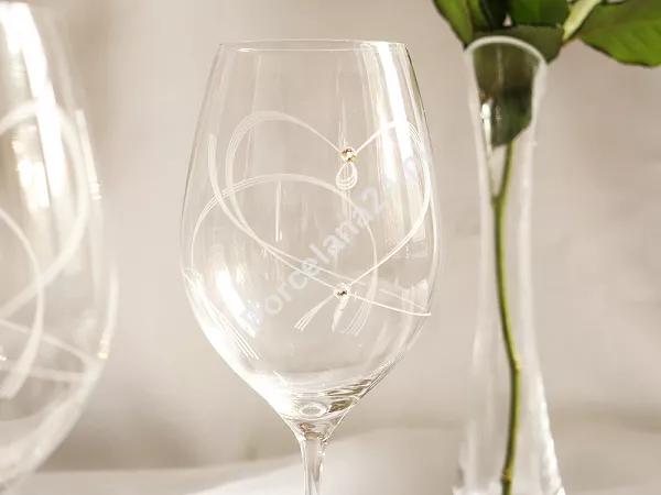 Kpl. kieliszków do wina czerwonego 470 ml (2szt) Mati - Serca 21.25260-0470